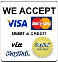 Kami menerima Pembayaran kartu kredit atau debit via paypal